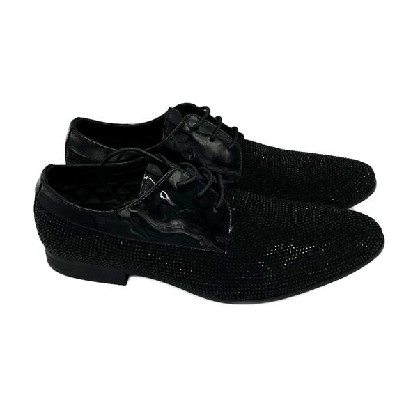 Baldi London Men's Aranjuez Dress Shoe in Black Size 9 - Picture 2 of 7